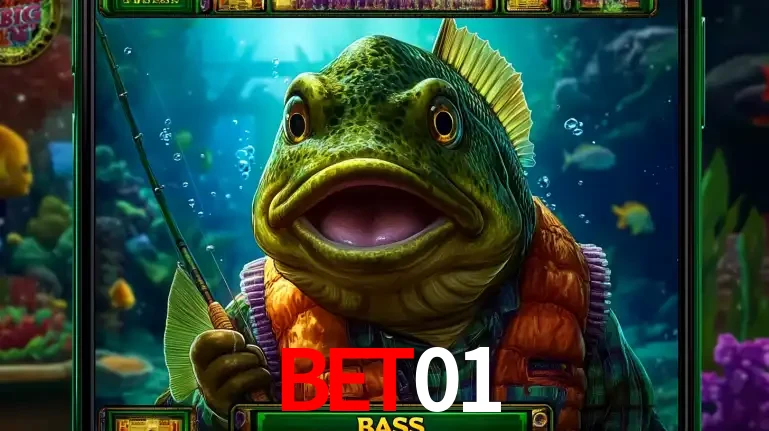 Personagem de peixe pescador do popular jogo de slot com tema de pescaria, uma das emocionantes opções de caça-níqueis para jogar e ganhar no cassino bet01.